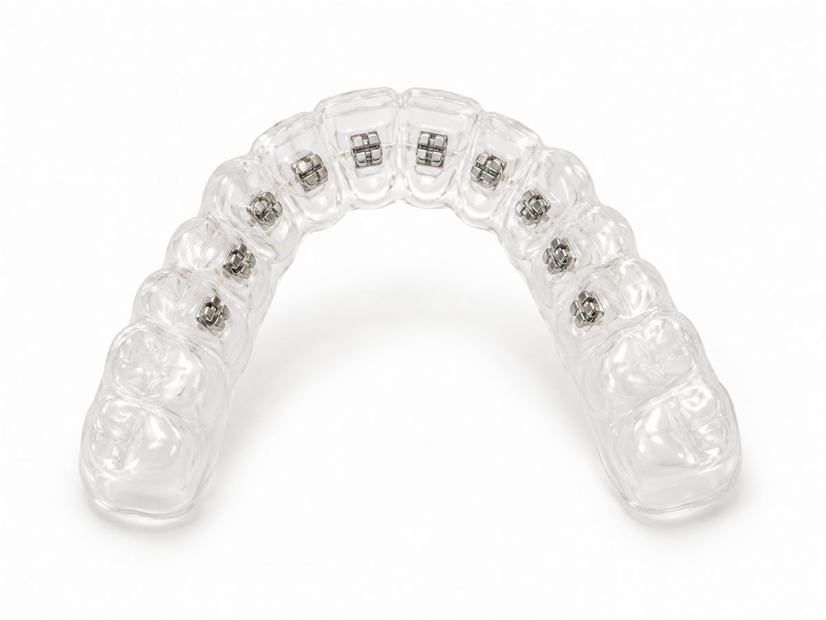 Cubeta de cementado indirecto con brackets